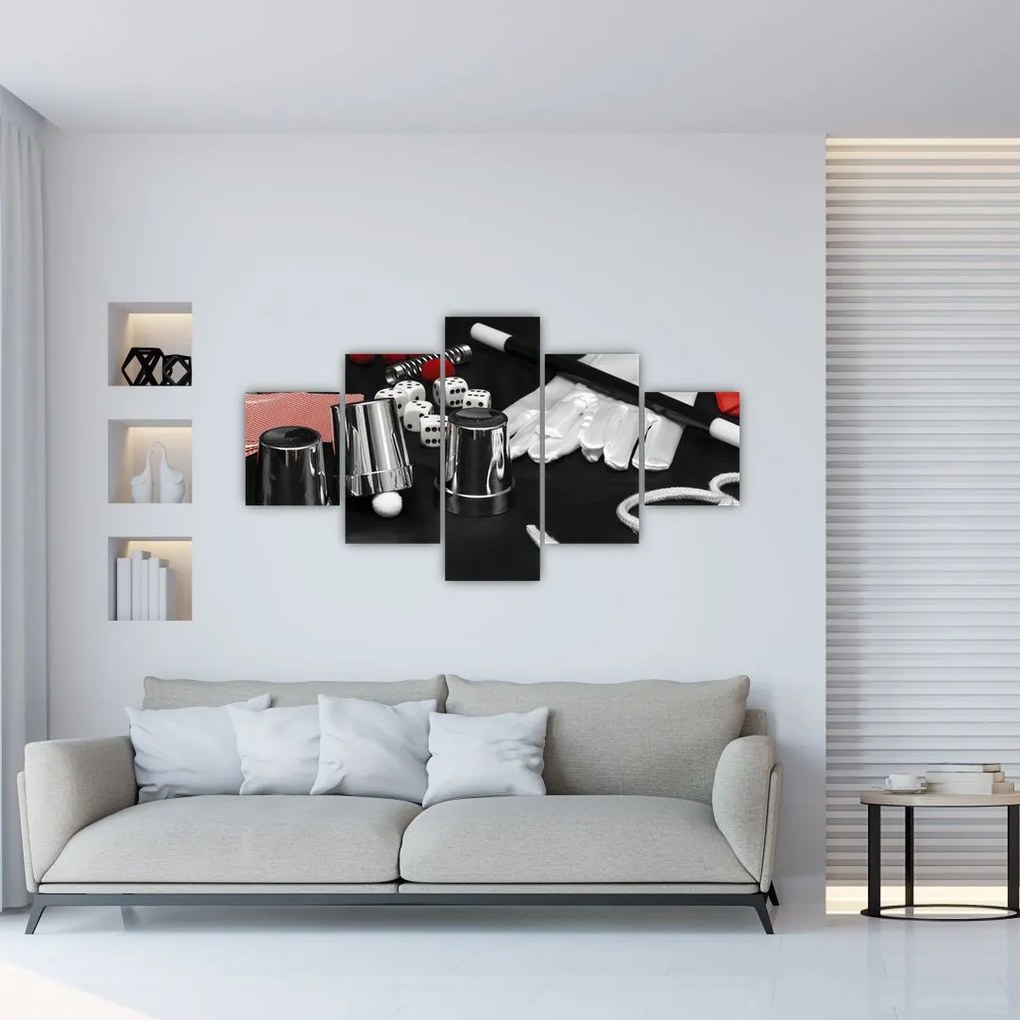 Obraz rzeczy magika (125x70 cm)