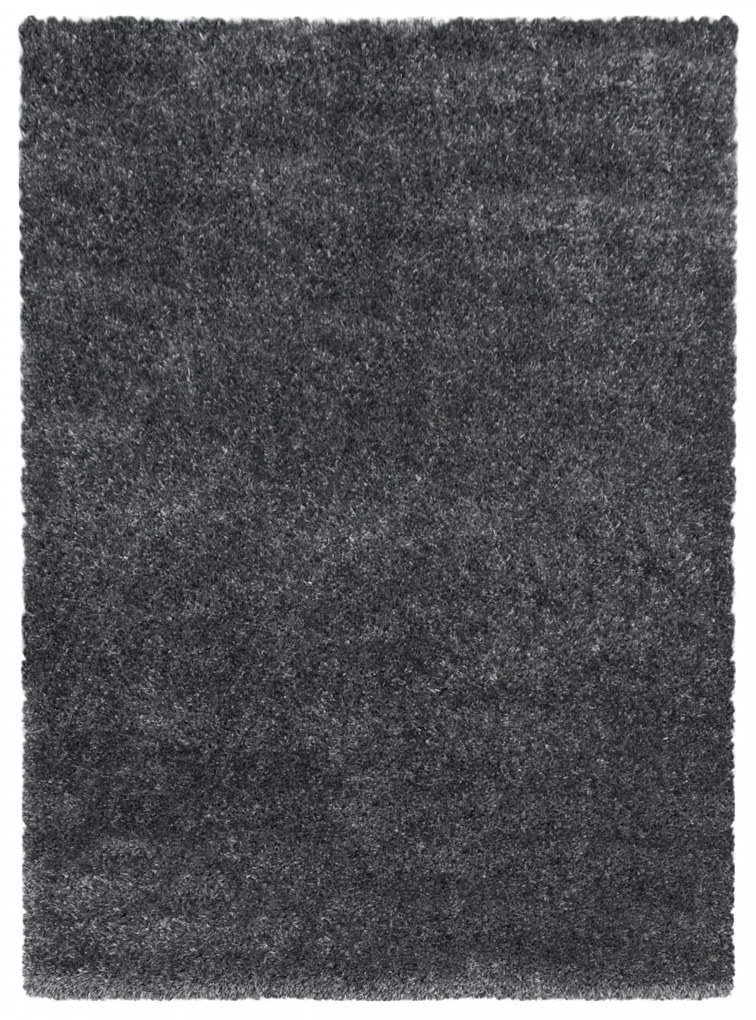 Dywan shaggy poliestrowy Brilliant szary 60 cm x 110 cm