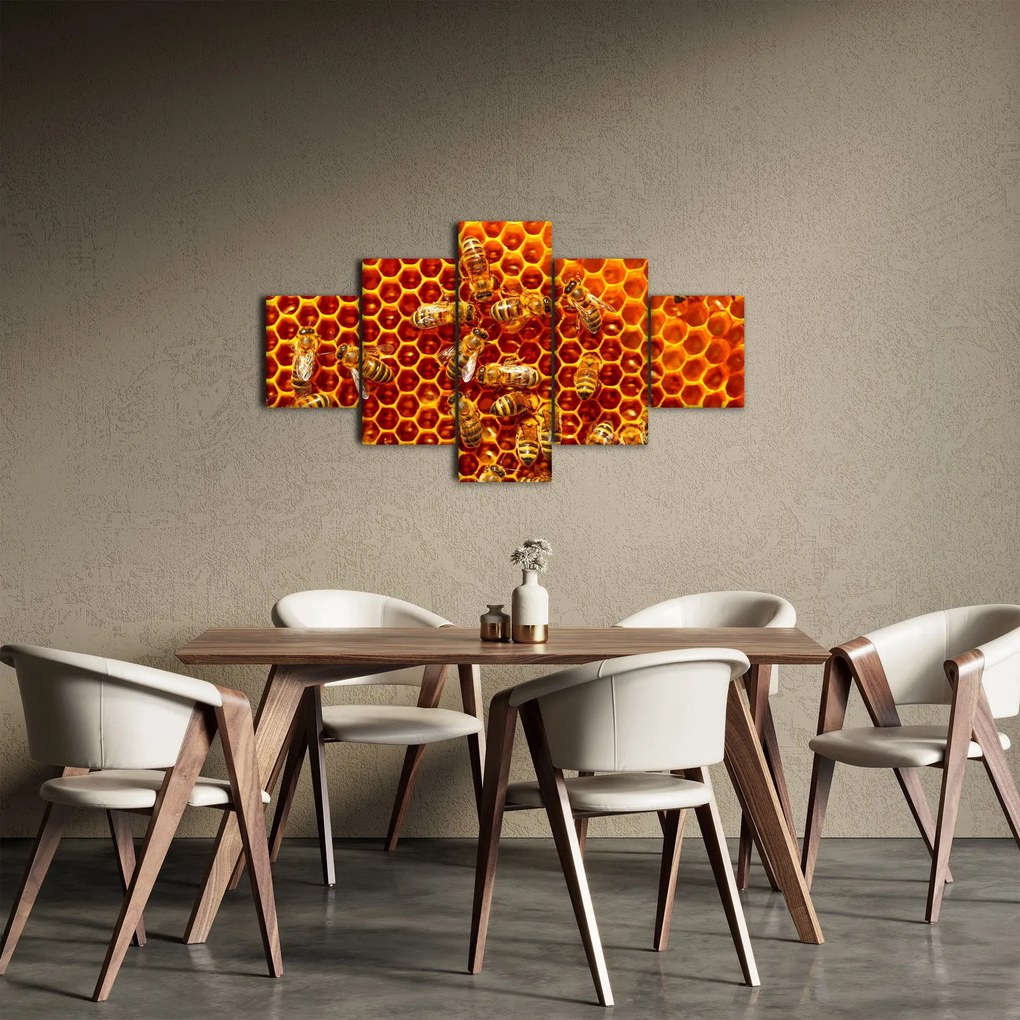 Obraz - Plaster miodu (125x70 cm)