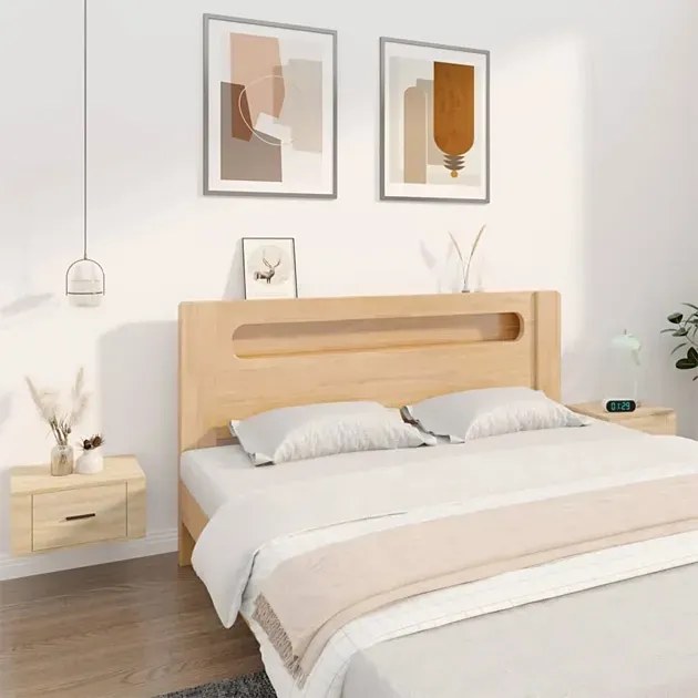 Komplet wizących szafek nocnych dąb sonoma D9-R54