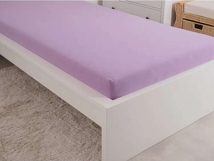 4Home prześcieradło jersey Ideal fioletowy, 180 x 200 cm