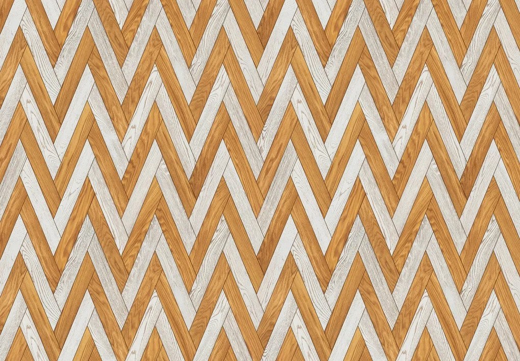 Fototapeta - Wzorzysty motyw - drewno (196x136 cm)