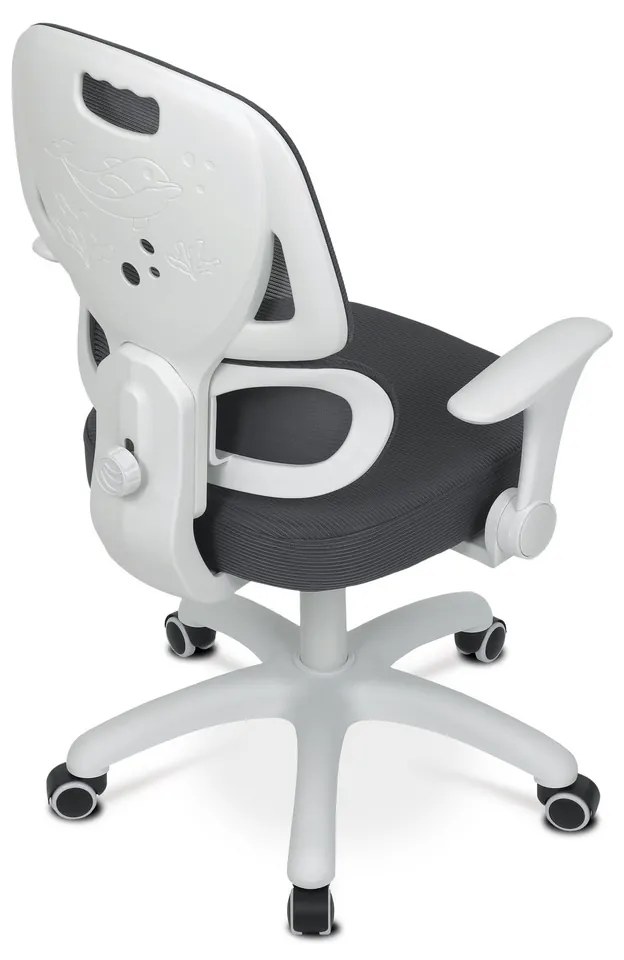 Autronic KA-K1063 GREY Krzesło biurowe, szare