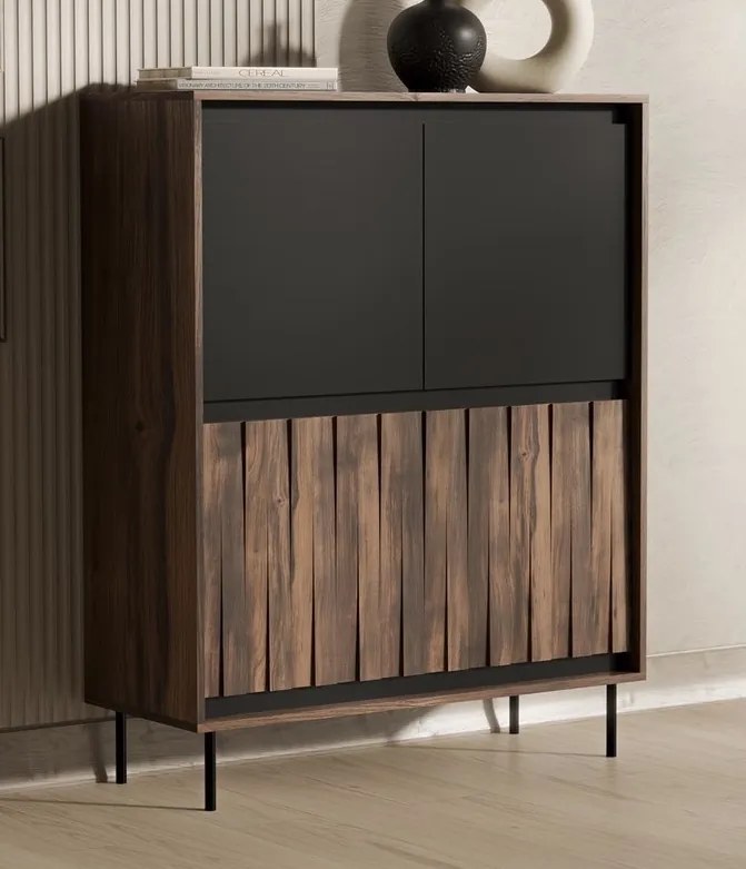 Wysoka komoda Swing KM-2 Halmar orzech