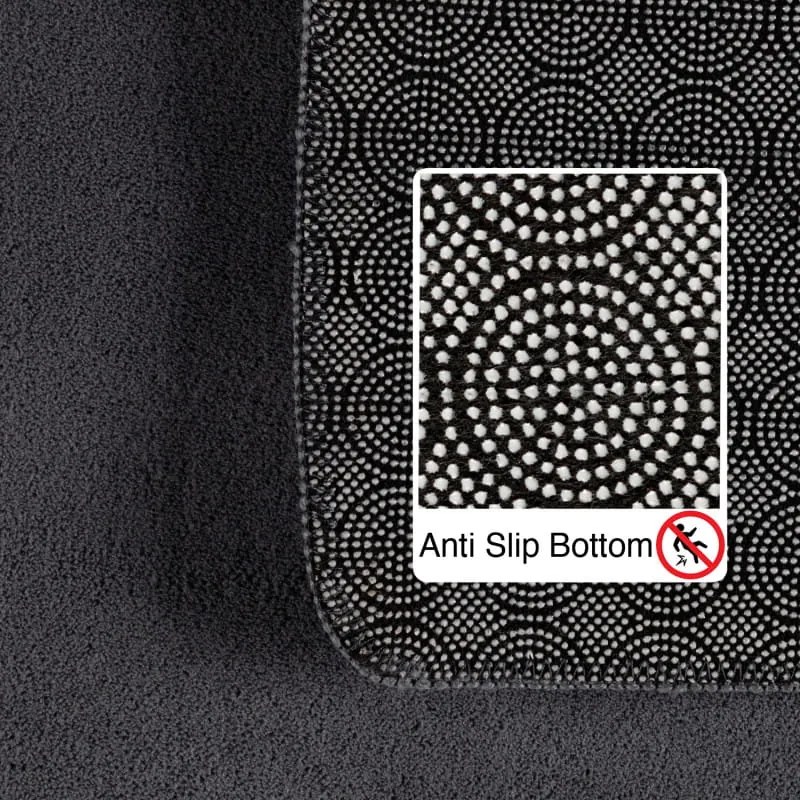 Dywan pluszowy Sky szary antypoślizgowy do prania 200 cm x 290 cm