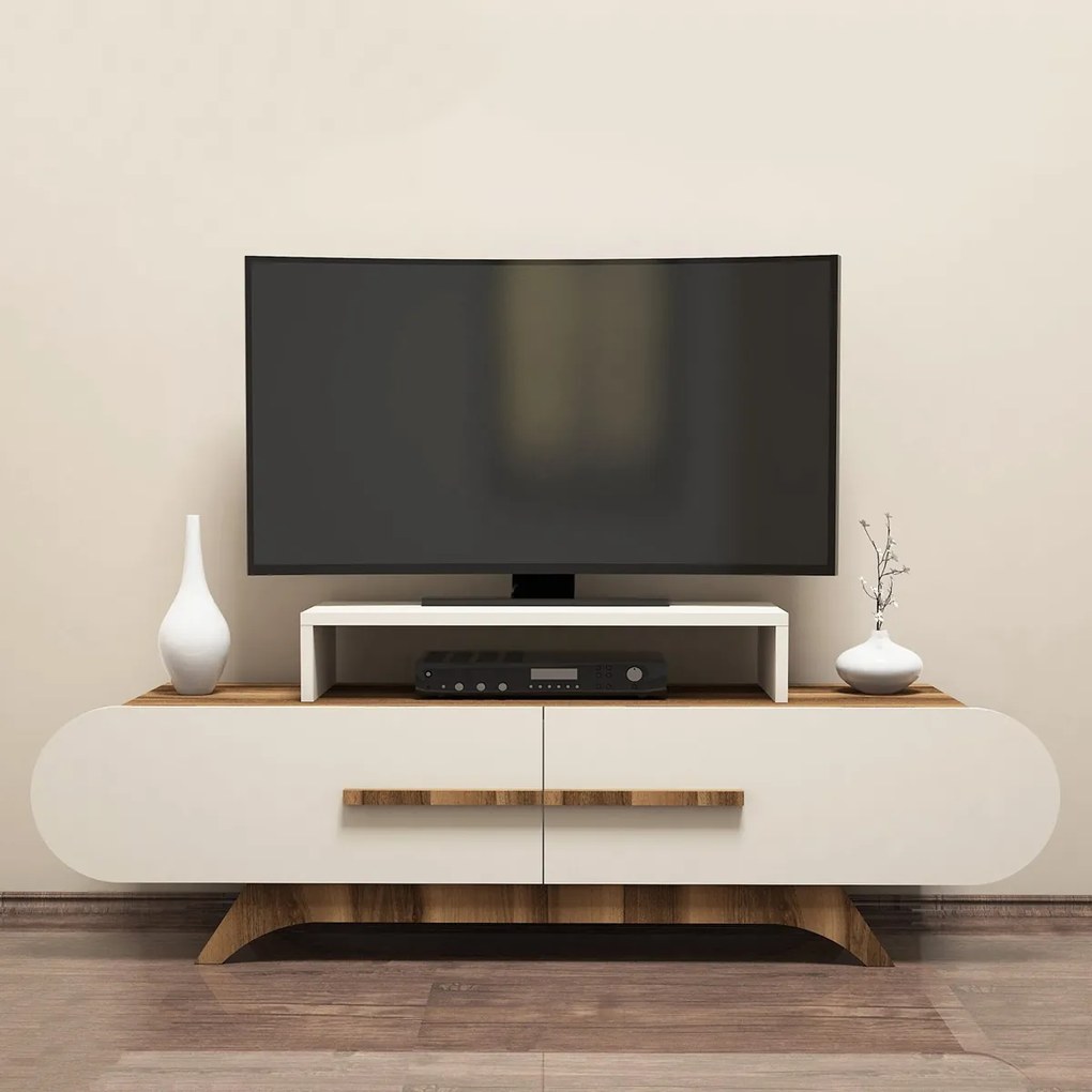 Stolik pod telewizor Rose Walnut Cream