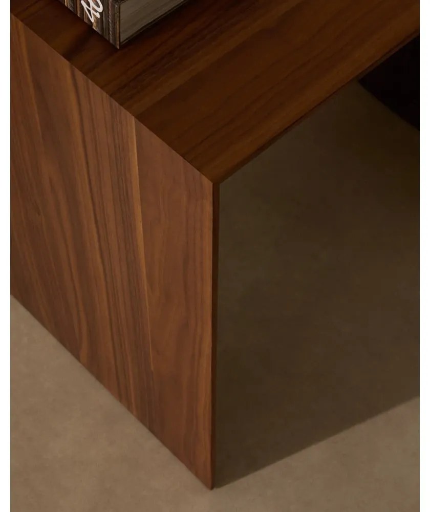 Stolik w dekorze orzecha 40x55 cm Litto – Kave Home