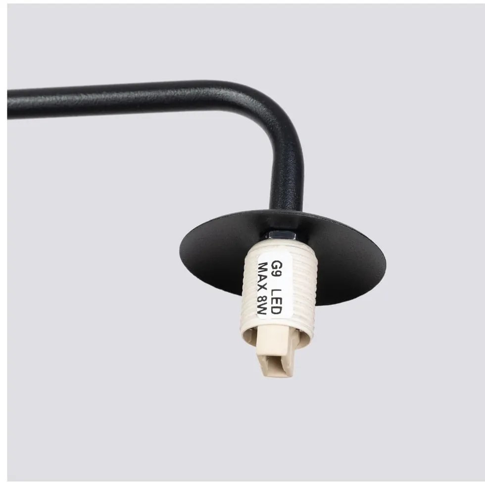 Czarno-biały kinkiet Beam – Sollux