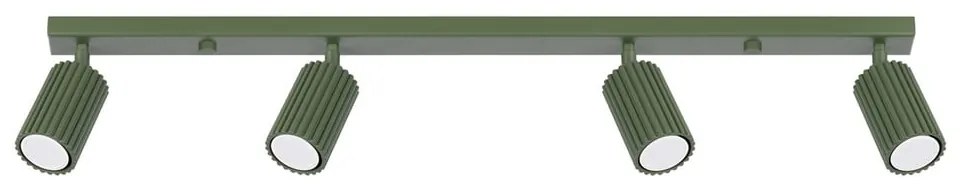 Zielona lampa punktowa 6,5x81 cm Gleam – Sollux