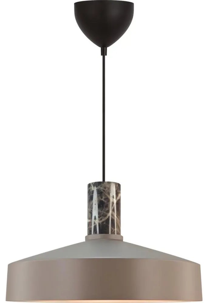 Nordlux - Żyrandol na lince ELVAS 1xE27/60W/230V śr. 37,5 cm brązowy
