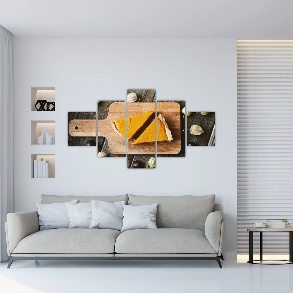 Obraz - Ciasto dyniowe (125x70 cm)