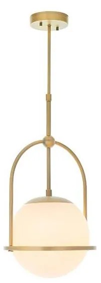 Endon 90844 - Żyrandol na pręcie ONTARIO 1xE27/10W/230V mosiądz