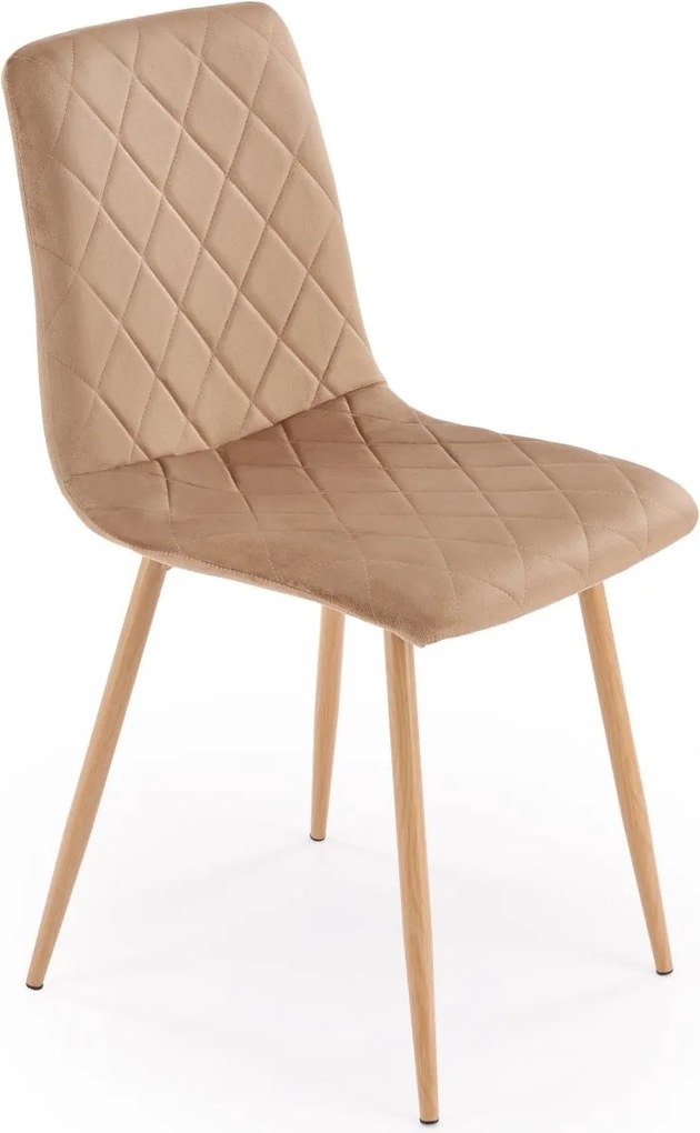 Krzesło tapicerowane do jadalni z pikowaniem K525 WD Halmar