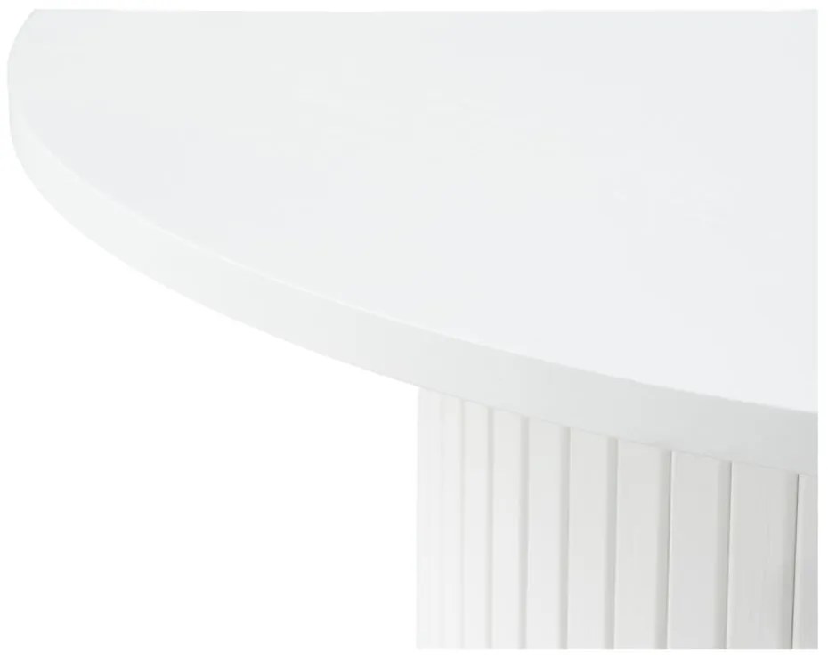 Biały okrągły stolik Nola – Unique Furniture