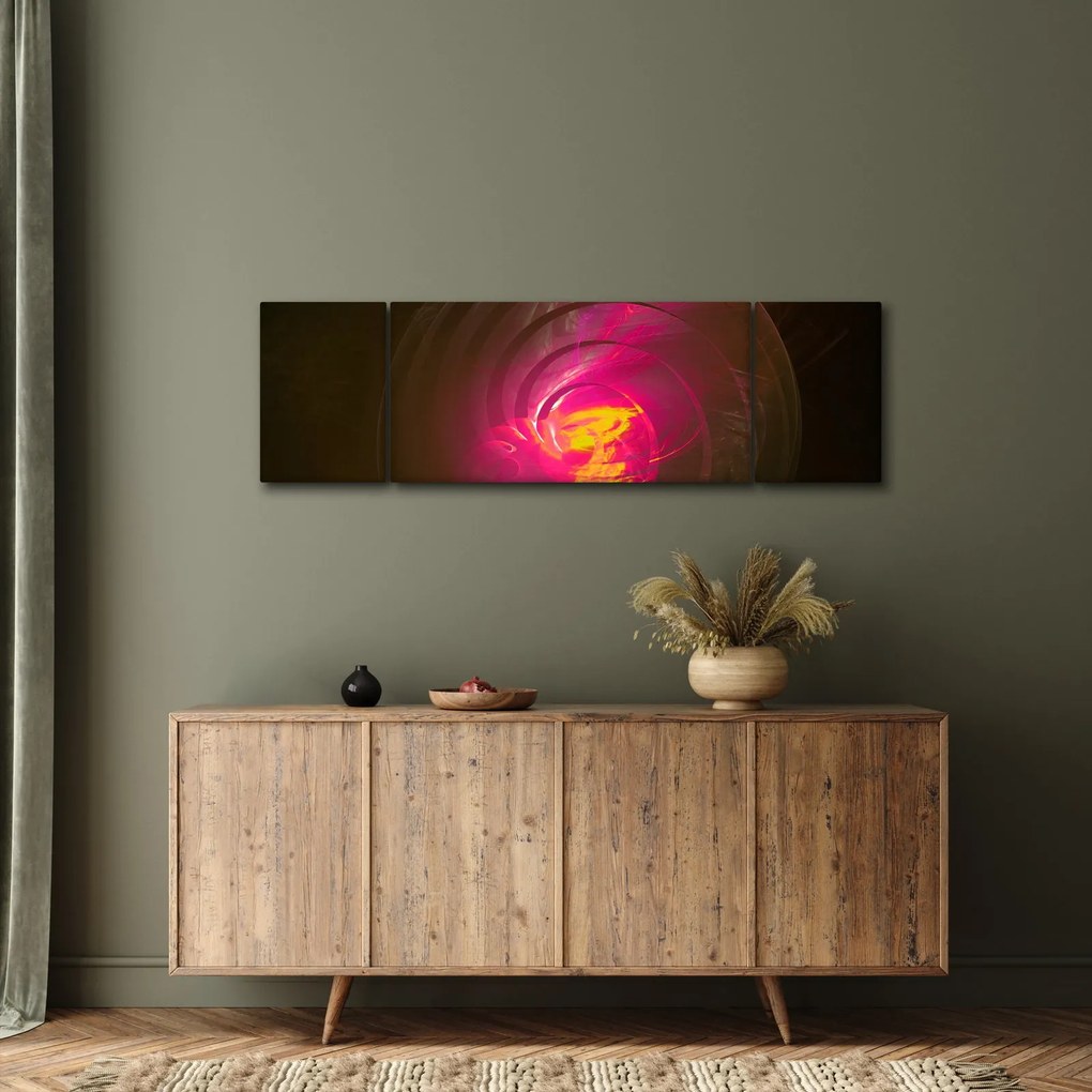 Obraz - abstrakcja spiralna (170x50 cm)
