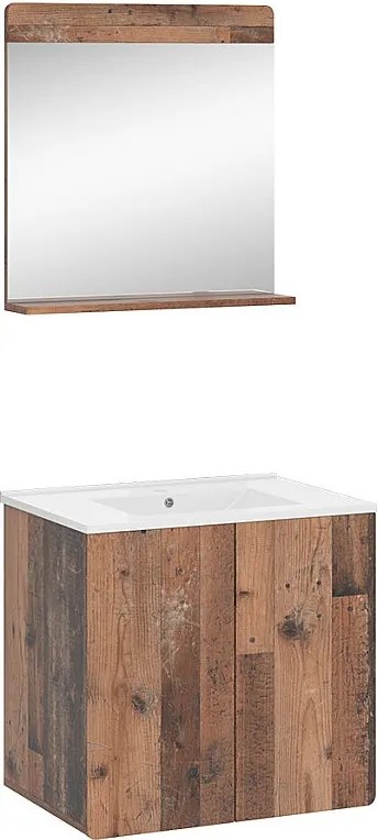 Zestaw mebli łazienkowych oldstyle 61.8x44.8x57.8 izan