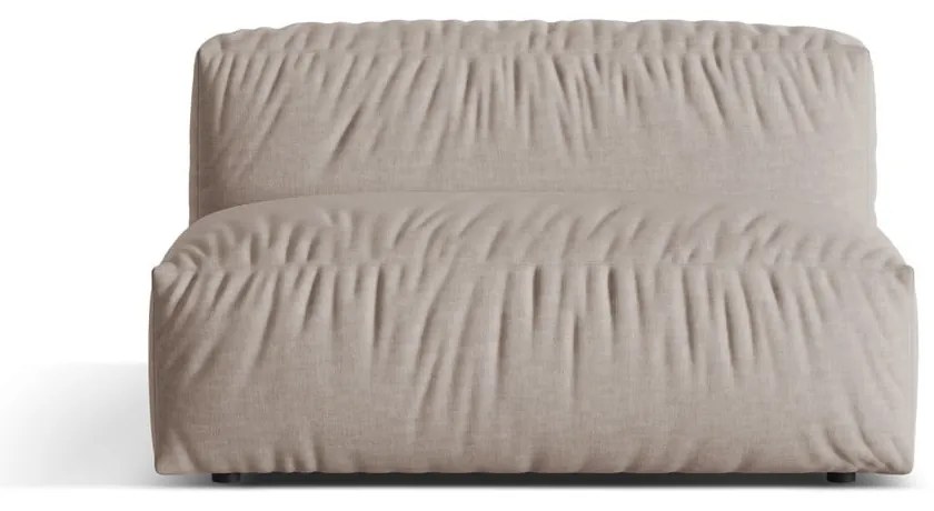 Beżowy moduł sofy (moduł środkowy) Martina – Micadoni Home