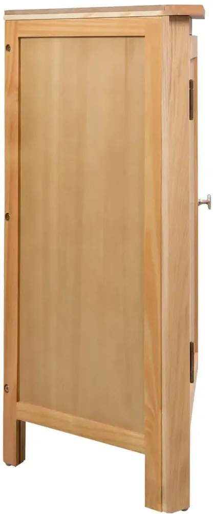 Dębowa szafka narożna do salonu T2-F68