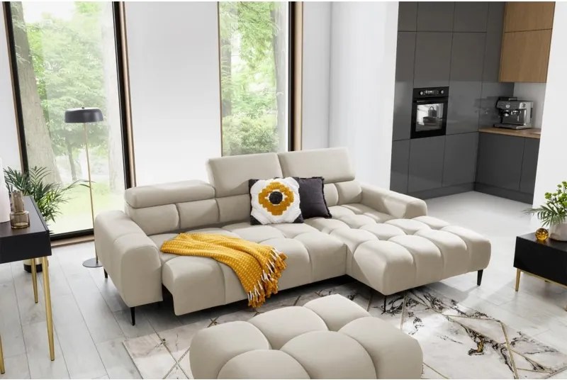 Narożnik PLAZA Mini z elektryczną regulacją siedziska WERSAL