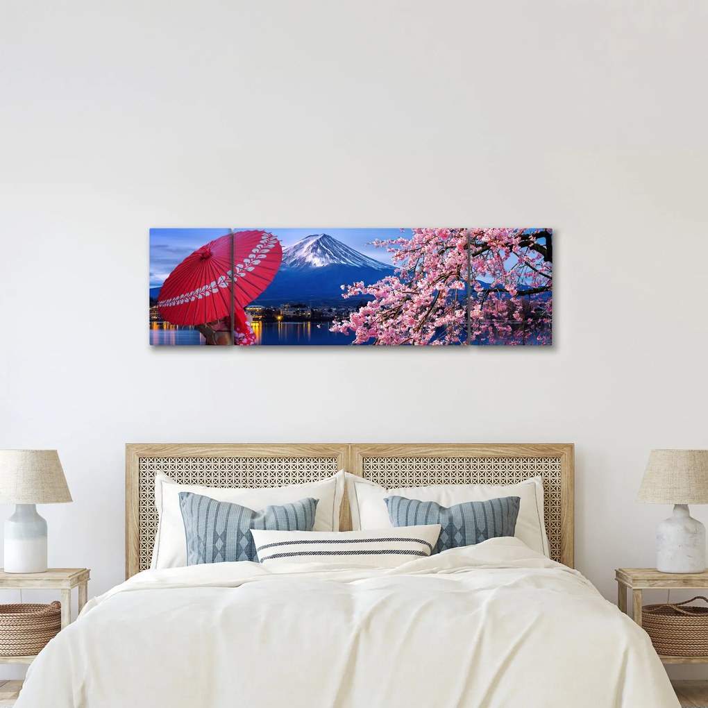 Obraz - Widok na szczyt, Japonia (170x50 cm)