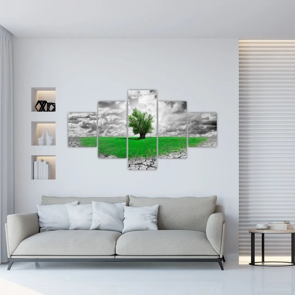 Obraz - Kawałek natury w mieście (125x70 cm)