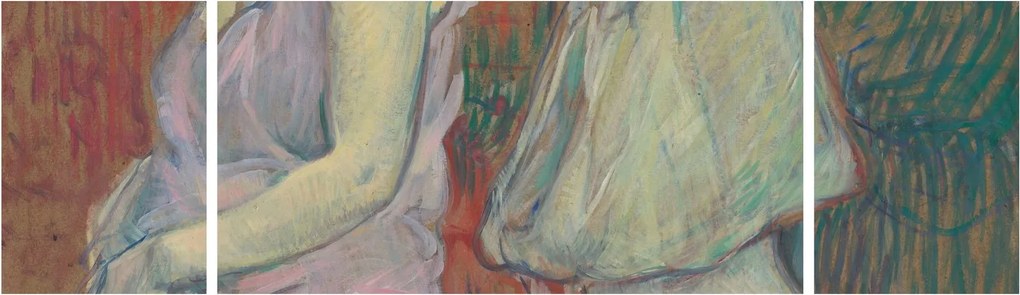 Obraz - Henri de Toulouse-Lautrec, Rue des Moulins, reprodukcje (170x50 cm)