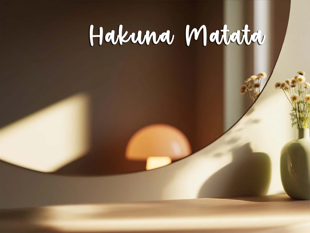 Naklejka na lustro S10 – Hakuna Matata