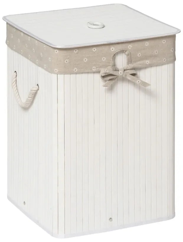 Drewniano-tekstylny kosz na pranie 62 l Kankyo – Premier Housewares