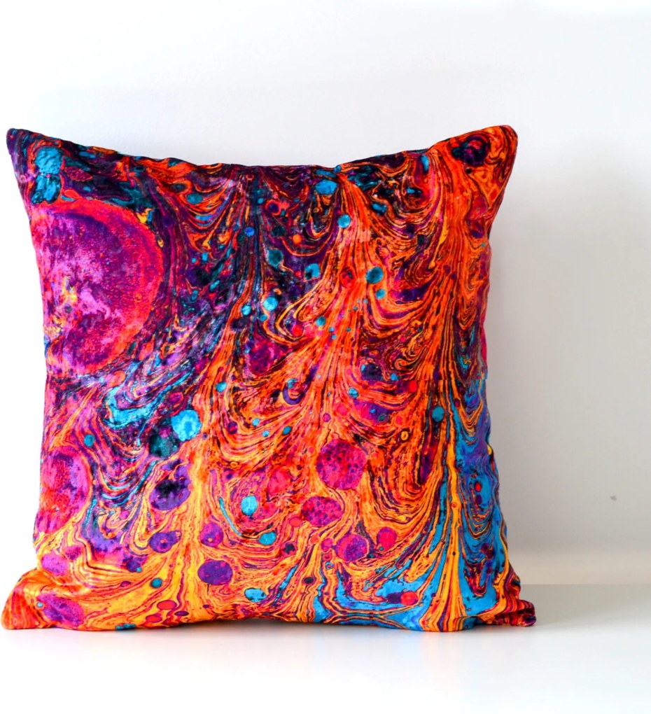 Poszewka dekoracyjna Magma w ostrych kolorach