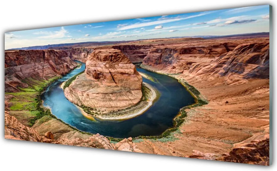 Panel Szklany do Kuchni Czerwone Skały Kanionu