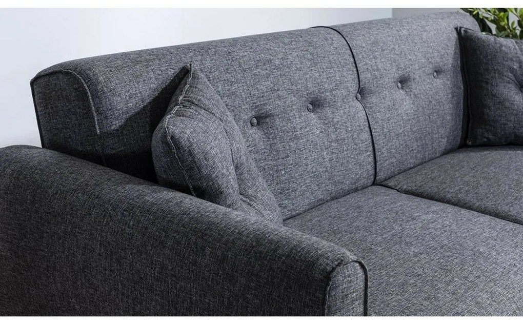 Sofa rozkładana Aria ciemnoszara