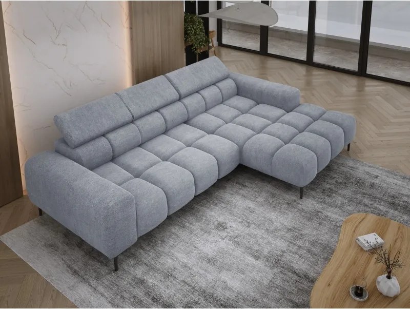 Narożnik PLAZA MINI wolnostojący Prawostronny w tkaninie CLOUD 82 WERSAL