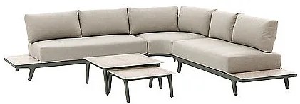 Aluminiowy luksusowy zestaw SAN DIEGO dla 7 osób