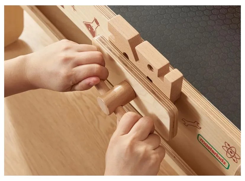 Masterkidz drewniany warsztat xxl montessori stem z narzędziami