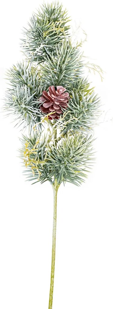 Gałązka oszroniona sosna, 46 cm