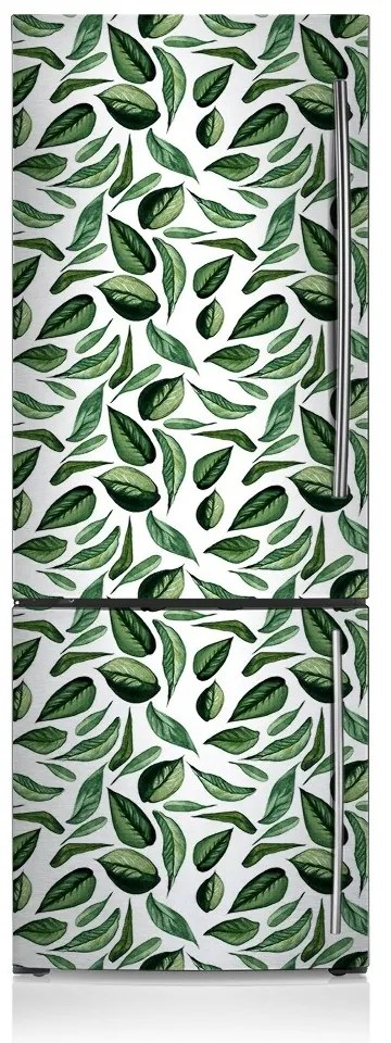Okleina magnetyczna na lodówkę Zielone liście