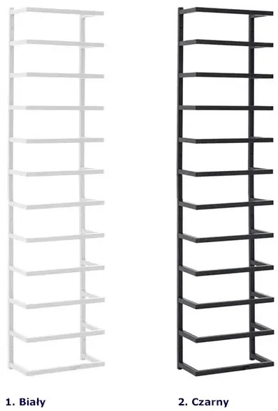 Biała industrialna drabinka na ręczniki N0-F03