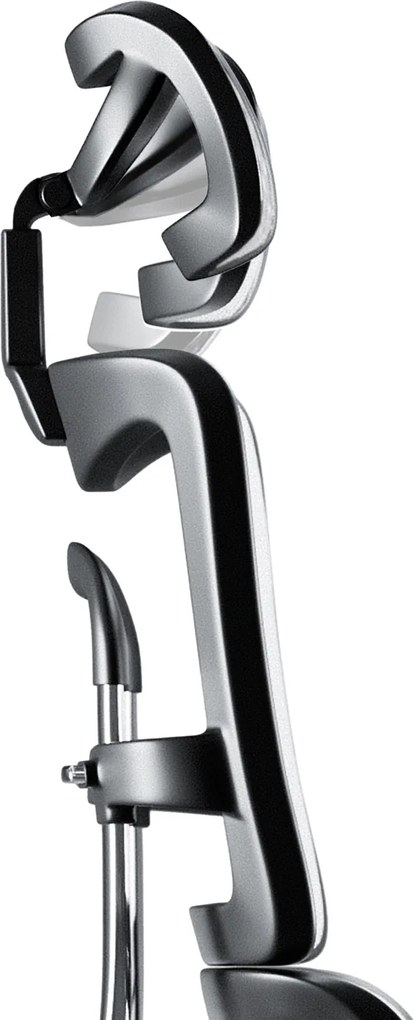 Fotel biurowy z podnóżkiem Diablo V-Master, zgodny z normą BHP, kolor czarno-biały