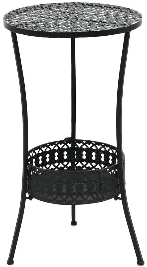 Metalowy okrągły stolik na taras C9-M74