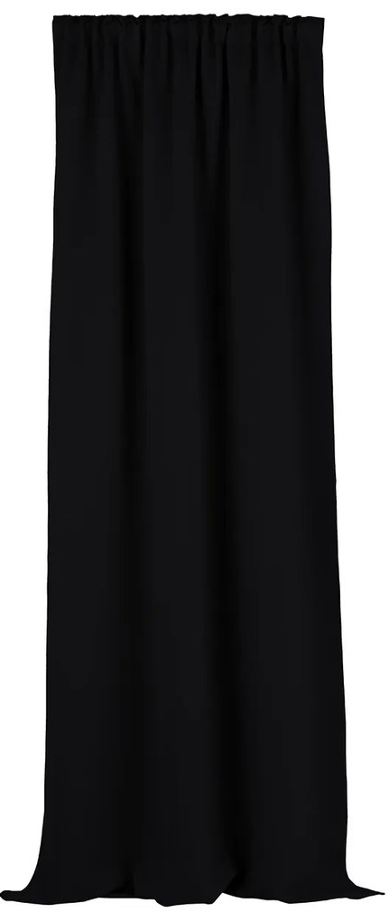 Zasłona zaciemniająca na taśmie marszczącej  czarny 140 x 280 cm 1 szt.