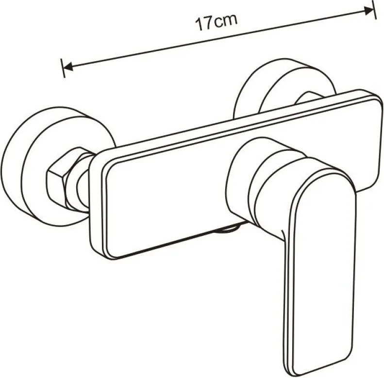 Mexen Cetus bateria prysznicowa, chrom - 744340-00