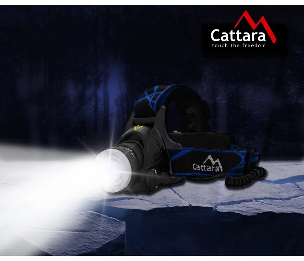 Cattara Latarka czołowa LED Zoom, 570 lm