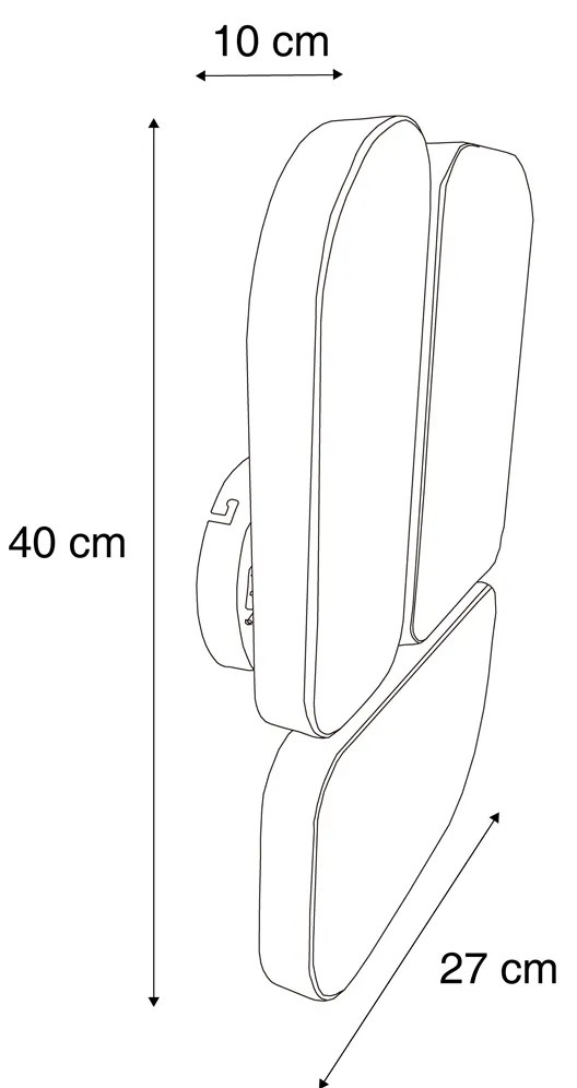 Designerski Kinkiet / Lampa scienna beżowy 3-punktowy - PlanesDesignerski Oswietlenie wewnetrzne