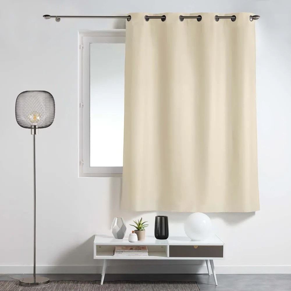 Beżowa zasłona 140x180 cm Essentiel – douceur d'intérieur