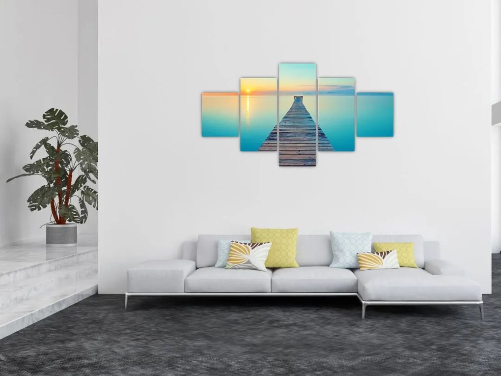 Obraz - Molo do nieskończoności (125x70 cm)