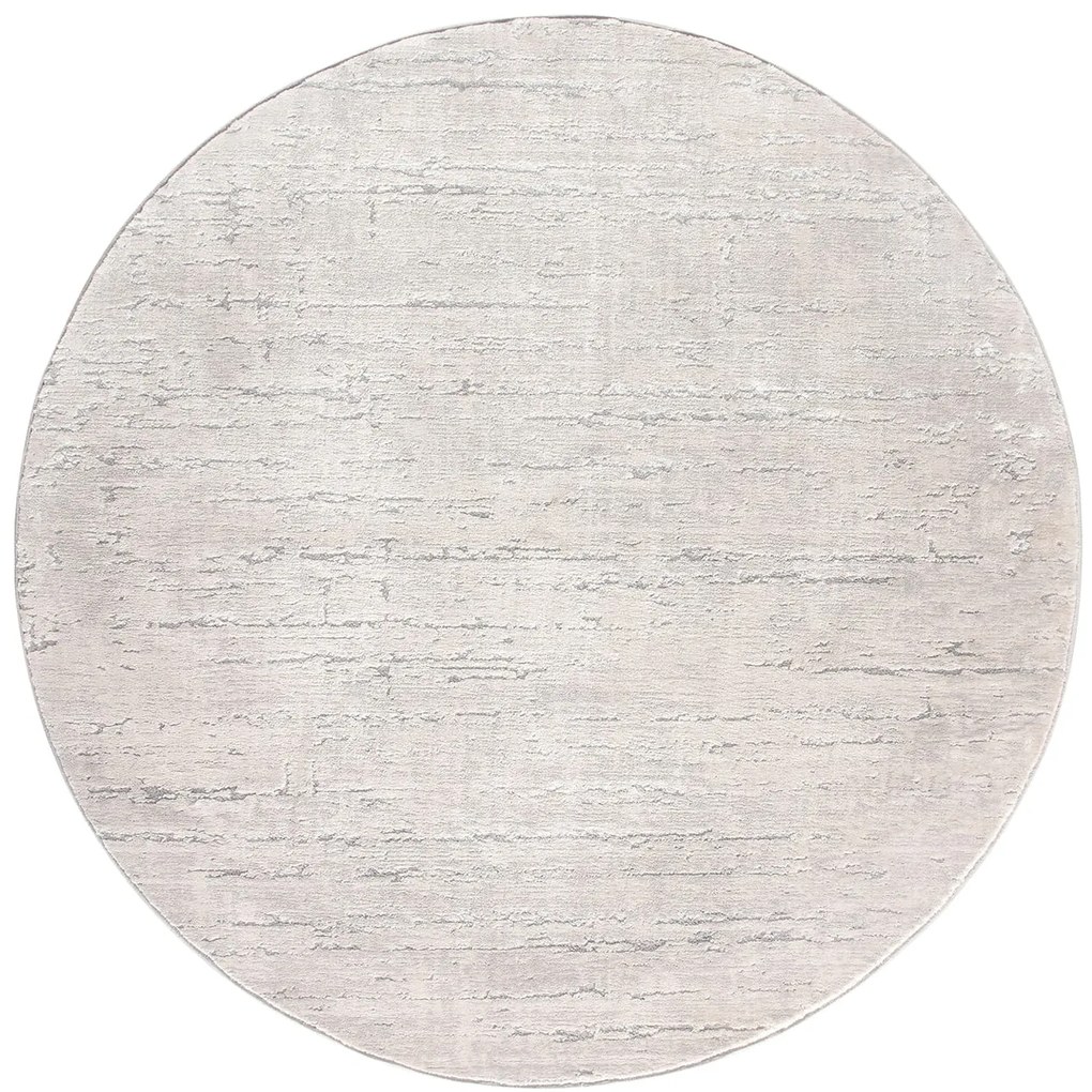 Dywan nowoczesny Stella jasny szary koło 120 cm x 120 cm