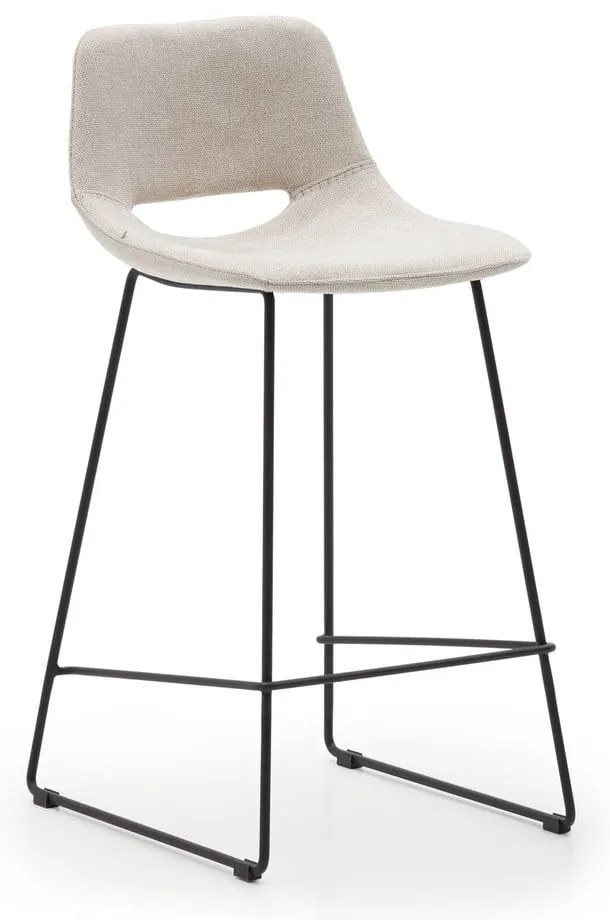 Beżowy hoker (wysokość siedziska 65 cm) Zahara – Kave Home