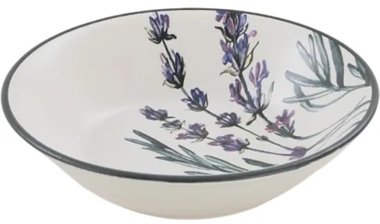 Zestaw 6 głębokich talerzy kamionkowych Herbal 18 cm