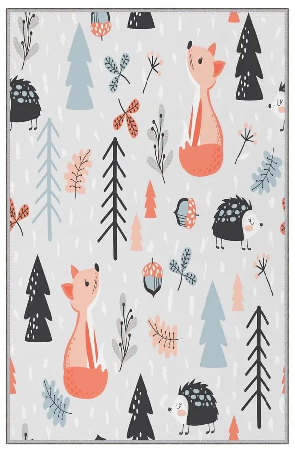 Dziecięcy dywan antypoślizgowy Conceptum Hypnose Forest, 80x120 cm
