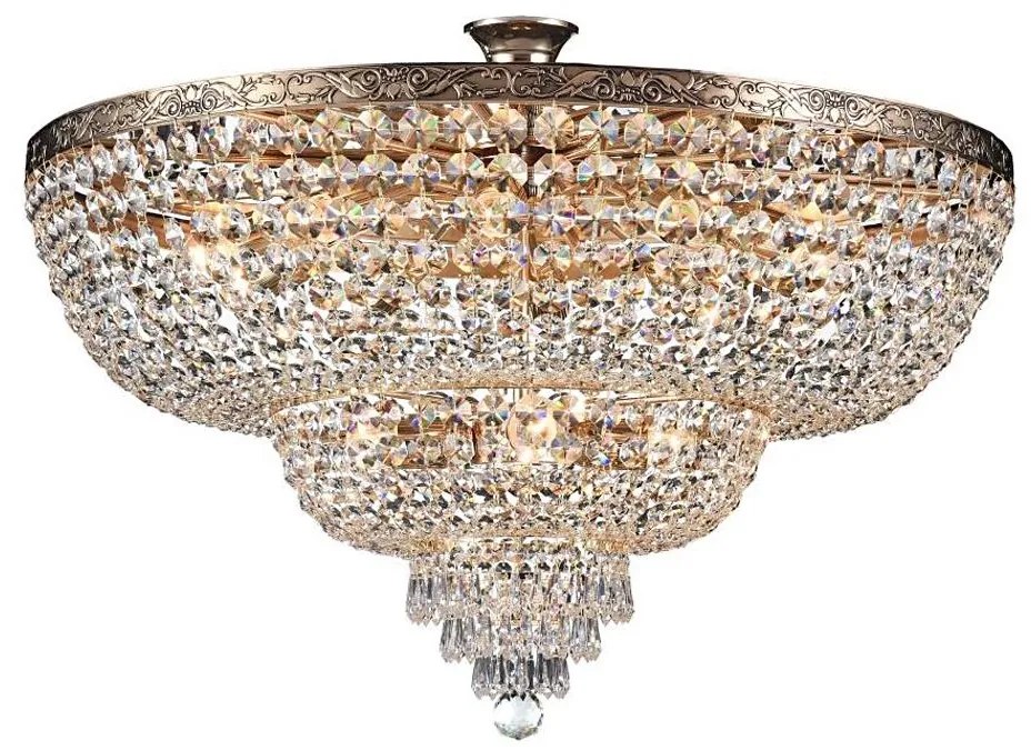 Maytoni DIA891-CL-14-G - Żyrandol natynkowy PALACE 14xE27/60W/230V